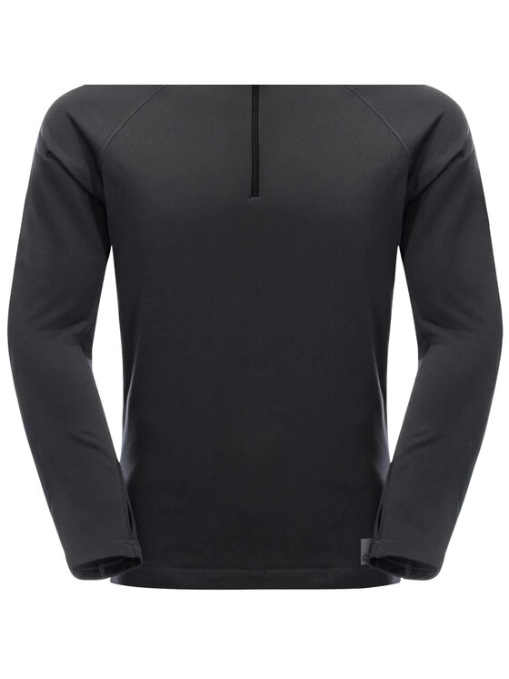 Jack Wolfskin Jack Wolfskin Felpa di pile Bike Commute Fleece HZ M Nero Regular Fit