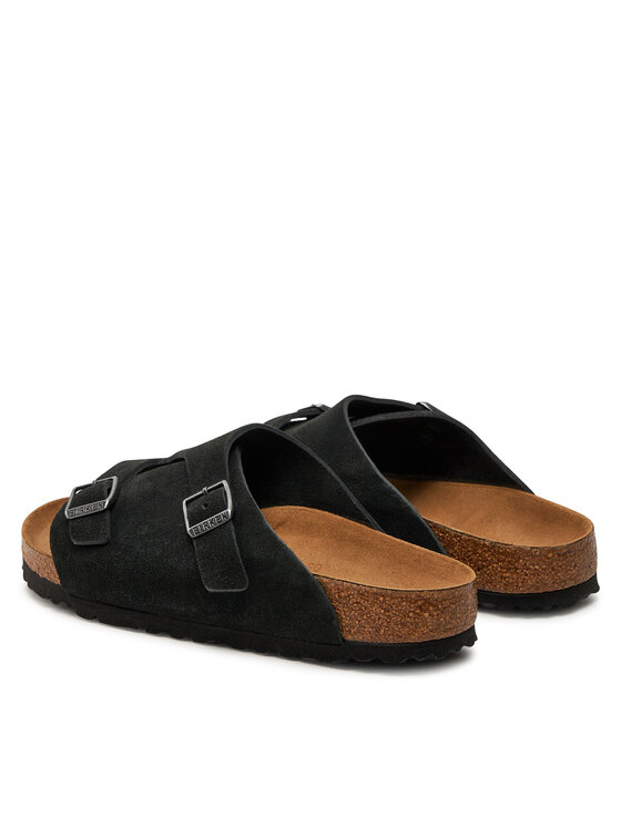 Birkenstock Birkenstock Natikači Zürich 1025060 Črna