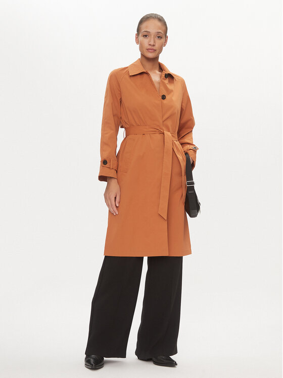 ONLY ONLY Trenčkot Orchid 15308598 Rjava Regular Fit