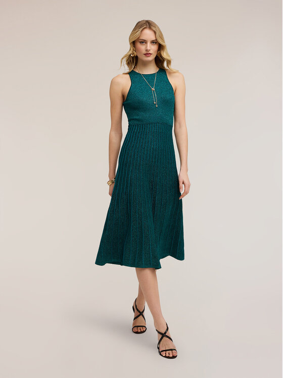 Motivi Motivi Vestito da giorno 7667W001560N015 Verde Flared Fit