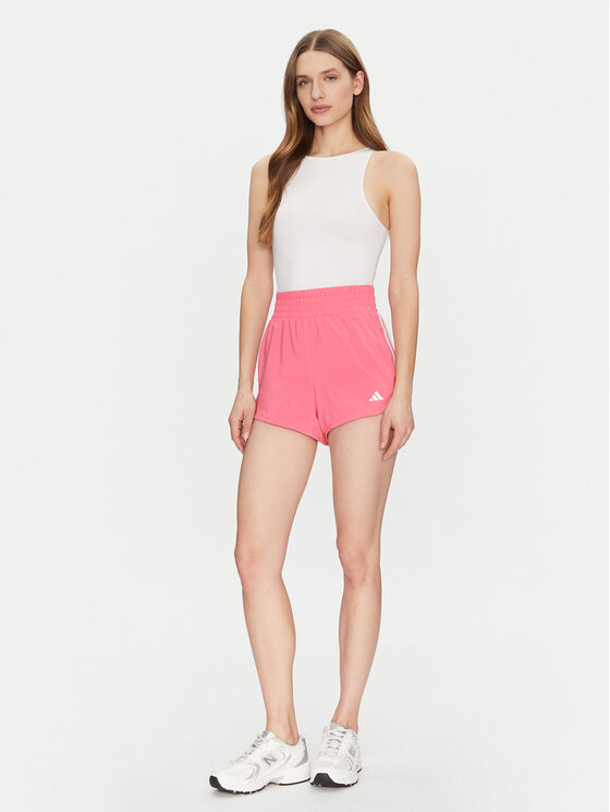 adidas adidas Sportshorts Pacer Training 3-Stripes IX1078 Rosa Regular Fit