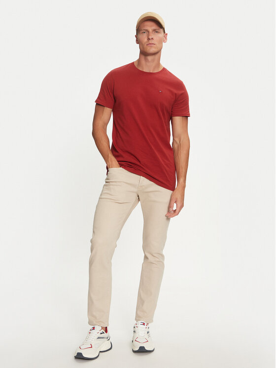 Tommy Jeans Tommy Jeans T-särk DM0DM04411 Punane Regular Fit