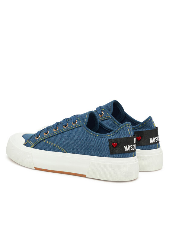 LOVE MOSCHINO LOVE MOSCHINO Trampki JA15012G1MJO5700 Niebieski