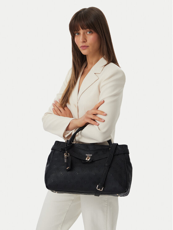 Guess Guess Torebka Ella Logo HWPD97 46060 Czarny