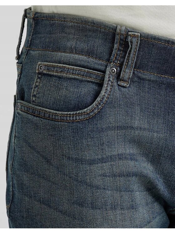 Lee Lee Jeansy Straight Fit MVP Extereme Motion Niebieski Tapered Fit