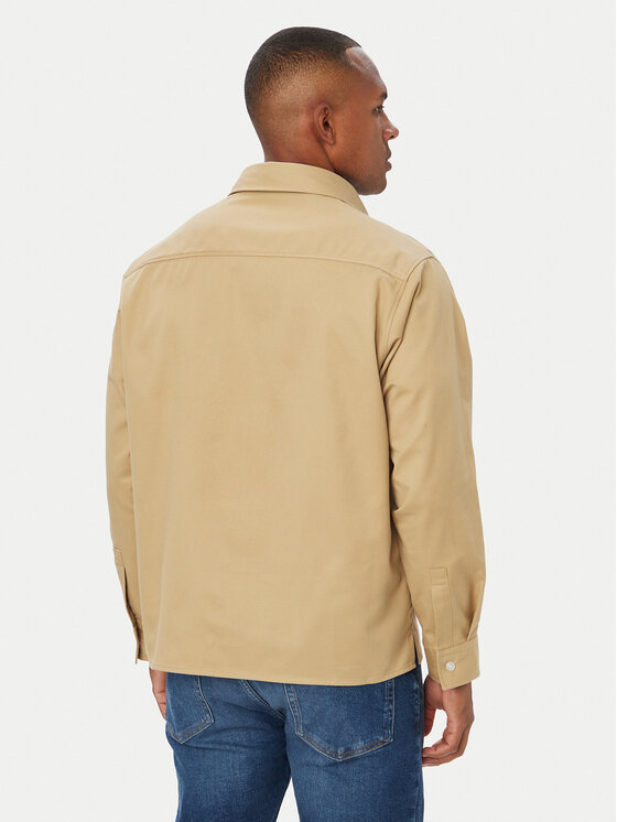 HUGO HUGO Marškiniai Ekynone 50570729 Smėlio Oversize