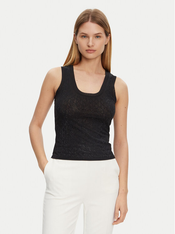 Marciano Guess Marciano Guess Top 5RGP21 6311A Negru Regular Fit