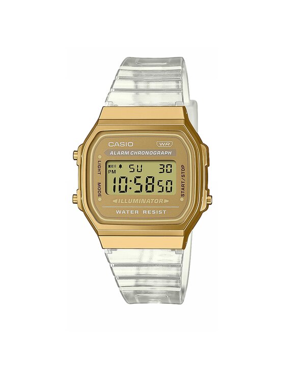 Casio Casio Pulkstenis Vintage Digital A168XESG-9AEF Zelta