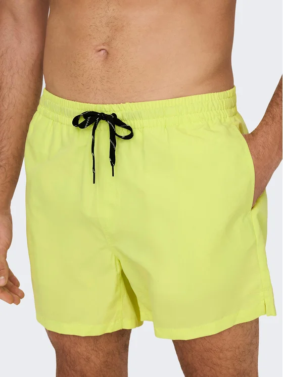 Only & Sons Badeshorts 22021832 Gelb Regular Fit