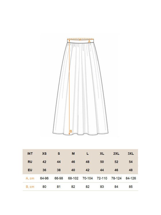 CAT by maniita lacitta CAT by maniita lacitta Spódnica midi Women's skirt ROCKY Niebieski Regular Fit