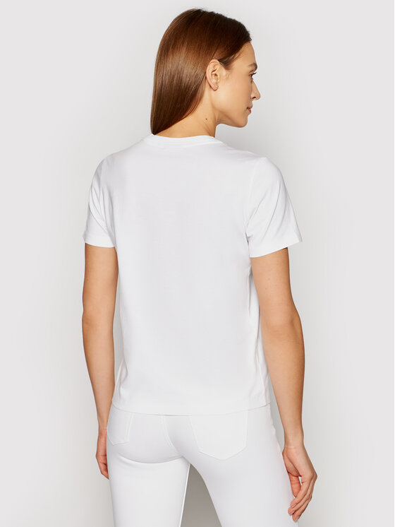 Calvin Klein Calvin Klein Majica Ss Leo Box K20K202910 Bela Regular Fit