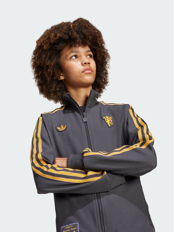 adidas adidas Kurtka wielofunkcyjna Manchester United Terrace Icons Czarny Regular Fit