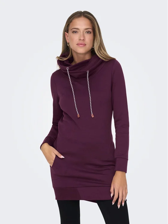 ONLY Sweatshirt 15147136 Violett Regular Fit
