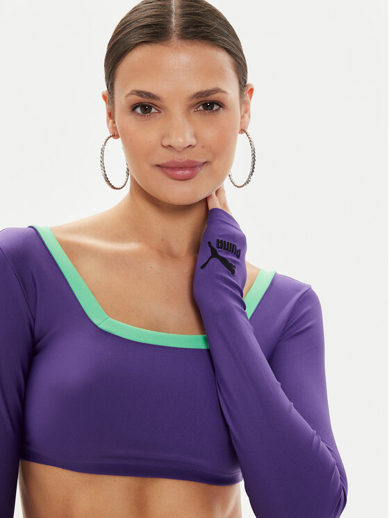 Puma Puma Blūze DUA LIPA 536634 Violets Slim Fit