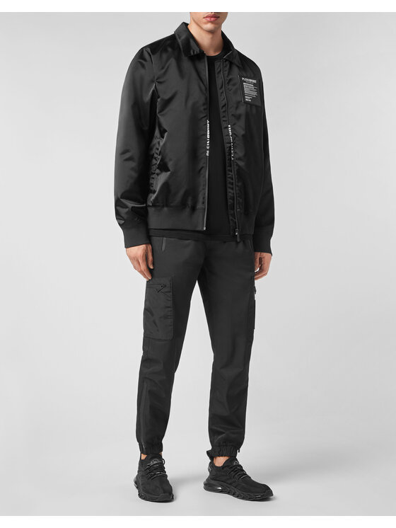Plein Sport Plein Sport Bomber 1639 Nero Regular Fit