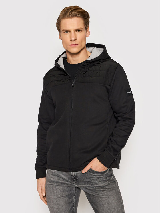 Calvin Klein Mikina Technical K10K108049 Čierna Regular Fit