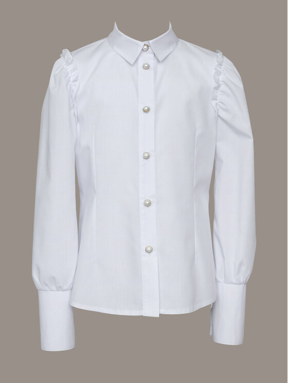 SLY SLY Koszula 4S-101 Biały Comfortable Fit