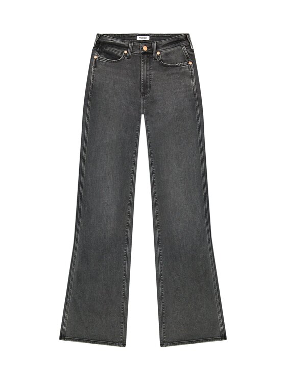 Wrangler Wrangler Jeansy BOOTCUT Czarny Loose Fit