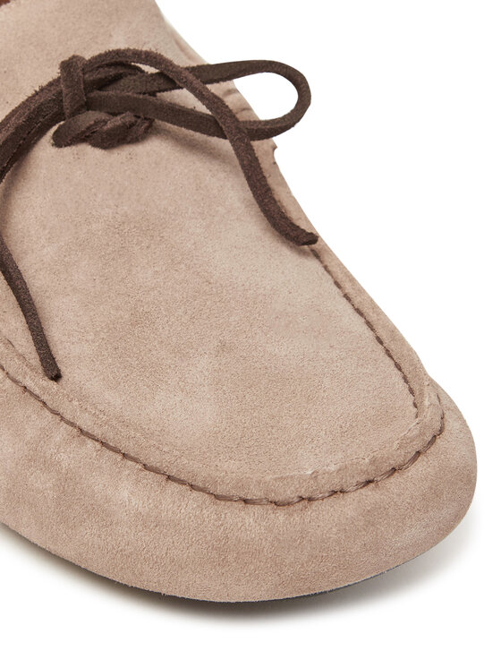 Tommy Hilfiger Tommy Hilfiger Mokasyny Hilfiger Folded Suede Driver FM0FM05385 Beżowy