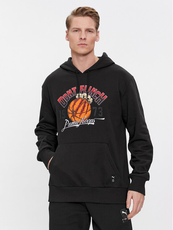 Puma Puma Mikina Graphic Booster 624812 Černá Regular Fit
