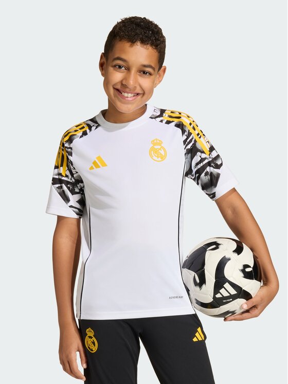 adidas adidas Koszulka techniczna Real Madrid Avengers 25/26 Tiro25 Competition Training Jersey Biały Regular Fit