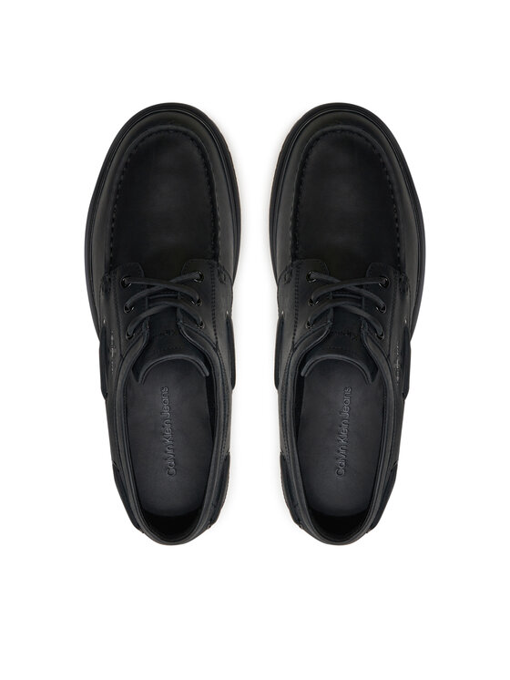 Calvin Klein Jeans Calvin Klein Jeans Κλειστά παπούτσια Hybrid Boat Shoe Slipon Lh Btw YM0YM00937 Μαύρο