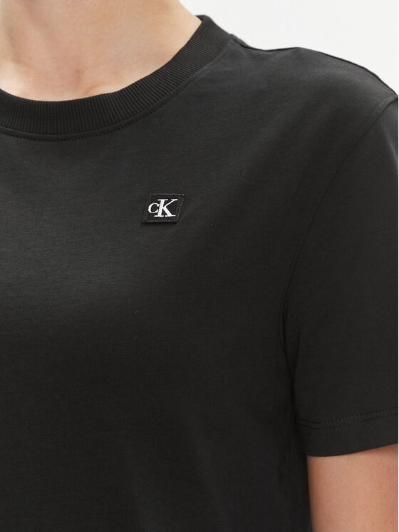Calvin Klein Jeans Calvin Klein Jeans T-krekls J20J223226 Melns Regular Fit
