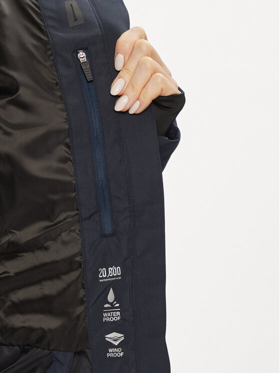 Rossignol Rossignol Lyžařská bunda Courbe RLLWJ08 Tmavomodrá Regular Fit