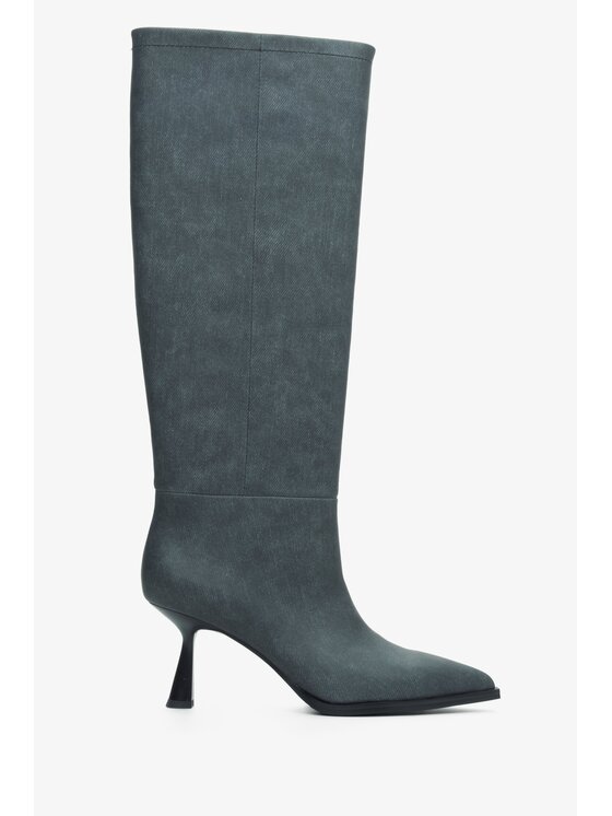 Estro Estro Čižmy ER00113873 Sivá