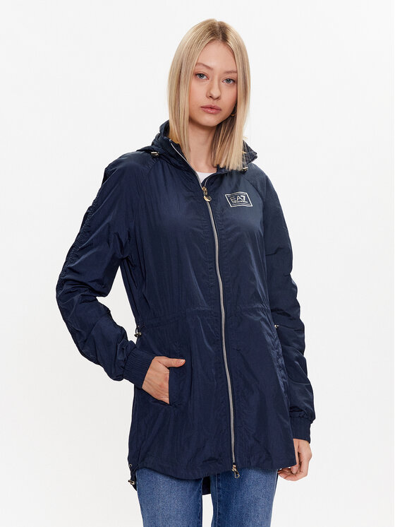 Dámská Bunda pro přechodné období EA7 Emporio Armani, Velikost:XS, Barva: Tmavomodrá, 3RTK01 TNBEZ 1554