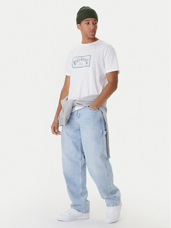 Billabong Billabong T-Shirt Arch Frame EBYZT00341 Bílá Regular Fit