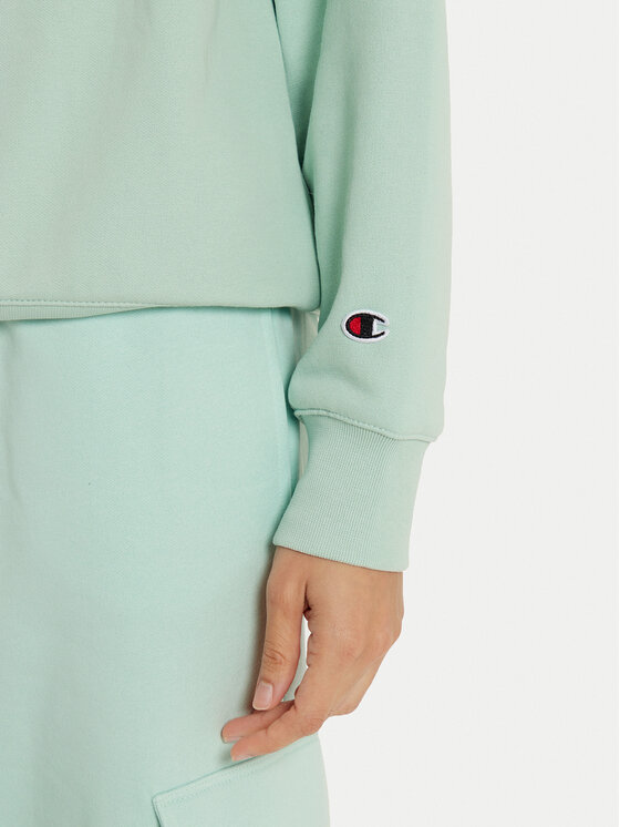 Champion Champion Majica dugih rukava 117541 Zelena Regular Fit