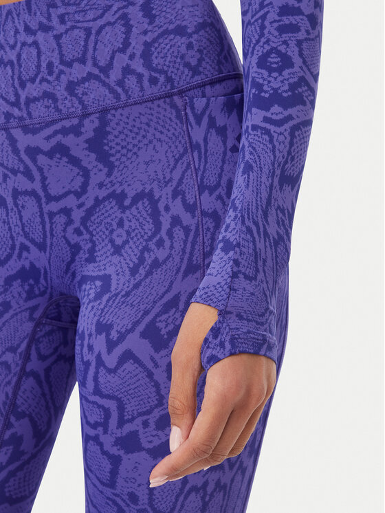 adidas adidas Koszulka techniczna Primelift Workout Snake Twist Reversible Long Sleeve T-Shirt KT4022 Fioletowy Slim Fit