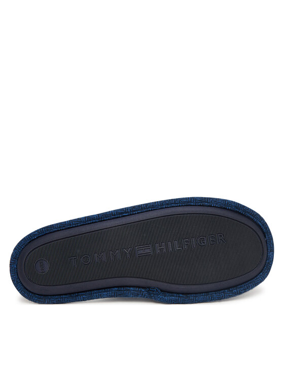 Tommy Hilfiger Tommy Hilfiger Sussid Hilfiger Herringbone House Shoe FM0FM06018 Tumesinine