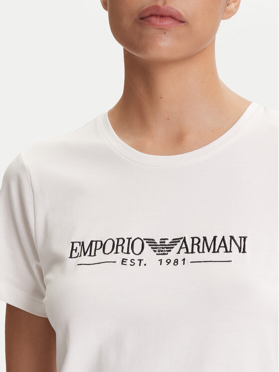 Emporio Armani Underwear Emporio Armani Underwear Póló EW000408 AF10881 U1131 Fehér Regular Fit