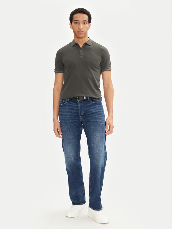 G-Star Raw G-Star Raw Тениска с яка и копчета Dunda D11595-D756 B564 Сив Slim Fit
