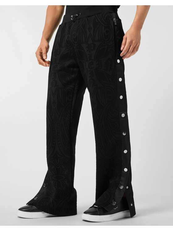 PHILIPP PLEIN PHILIPP PLEIN Spodnie dresowe 25989 Czarny Jogger Fit