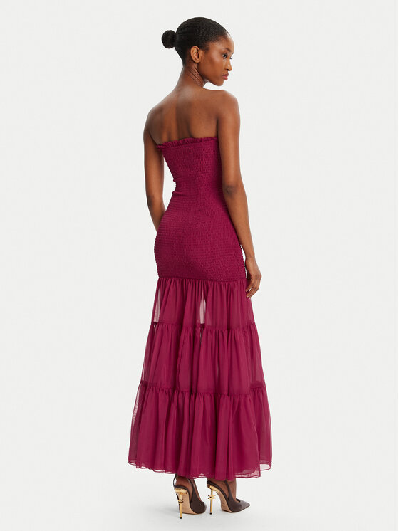 Bardot Bardot Sukienka letnia Azura Strapless 59882DB Różowy Slim Fit