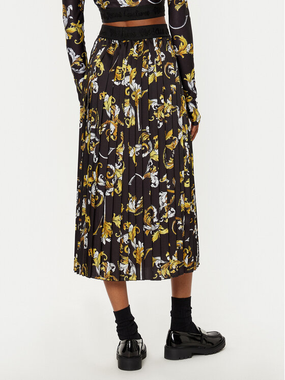 Versace Jeans Couture Versace Jeans Couture Fustă plisată 78HAE805 Negru Regular Fit