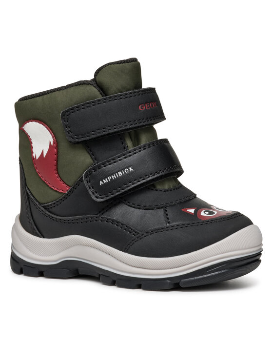 Geox Geox Μπότες Χιονιού B Flanfil Boy B Abx B463VB 054FU C0520 M Μαύρο