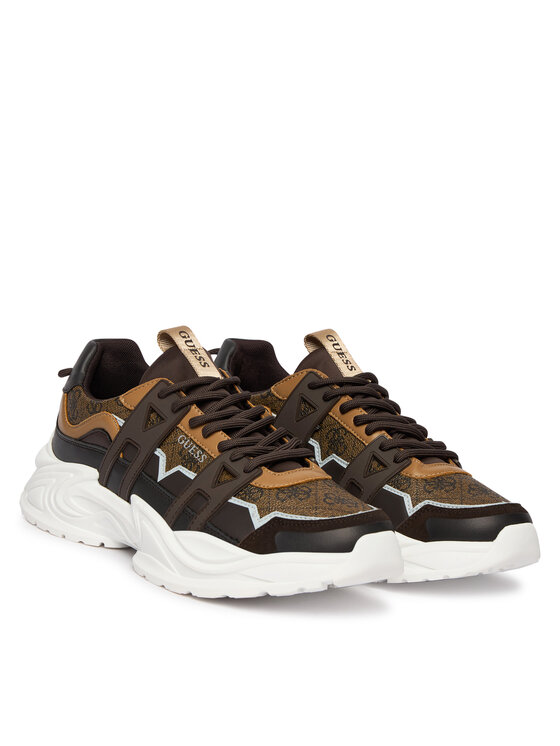 Guess Guess Sneakersy FMPBEU FAL12 Hnědá