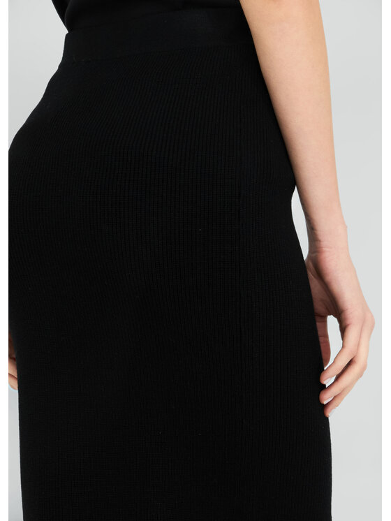 Liu Jo Liu Jo Spódnica maxi MF5372MS99E22222 Czarny Slim Fit