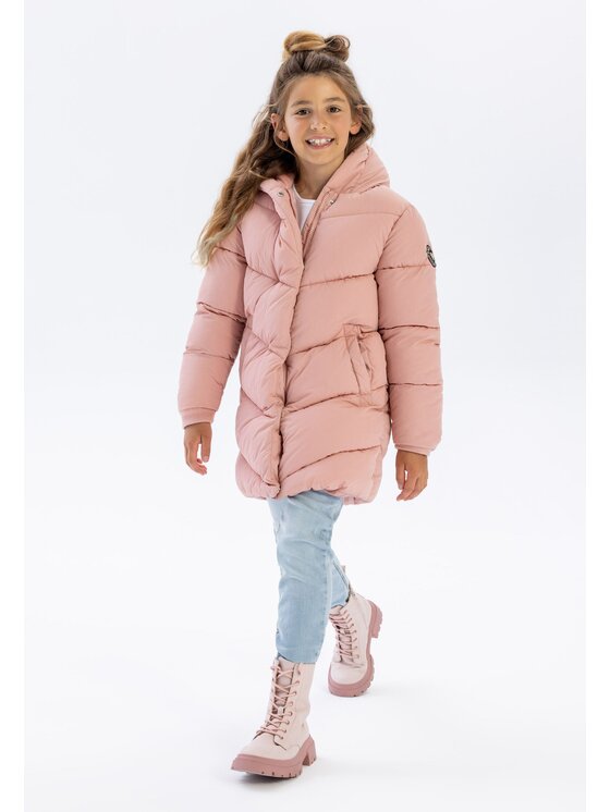 MINOTI MINOTI Kurtka zimowa 20coat40 Różowy Regular Fit
