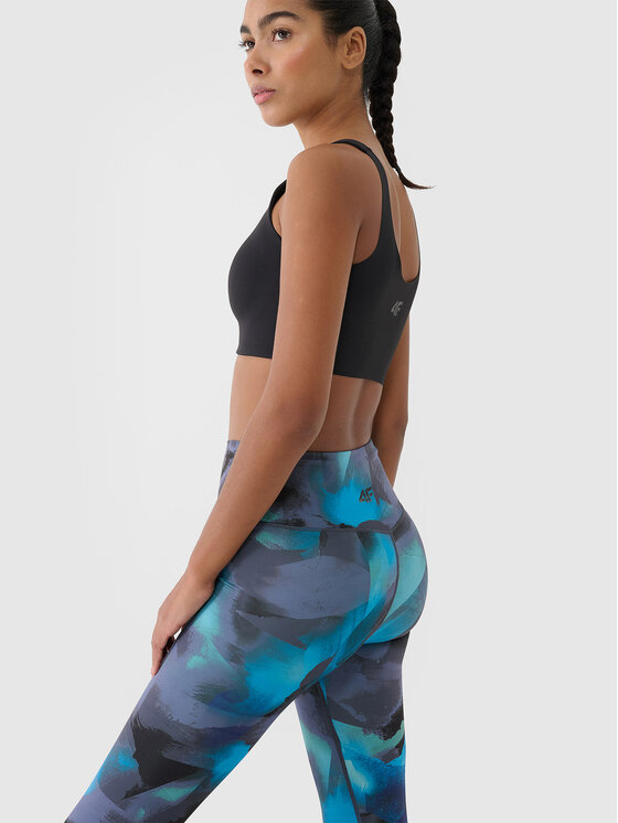 4F 4F Legginsy MULTI ACTIVE Kolorowy Slim Fit