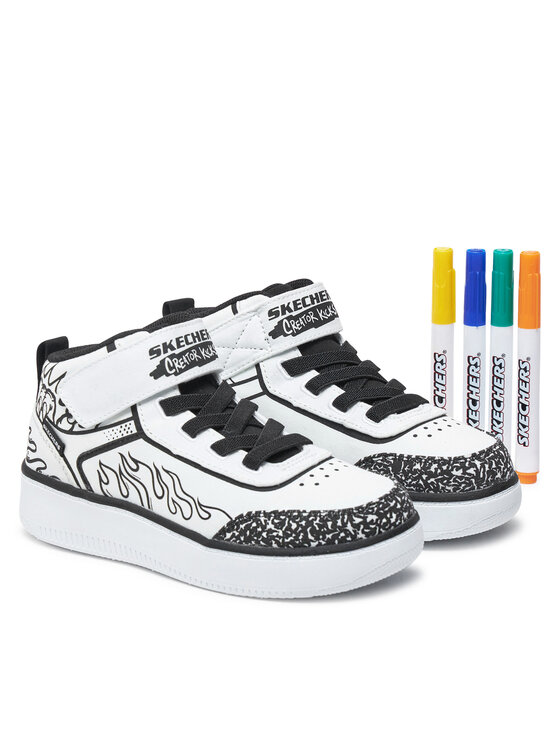 Skechers Skechers Sneakersy Color Blitz 403500L/WBK Biały