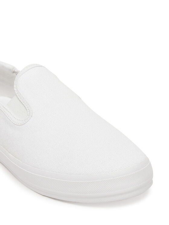 Tommy Hilfiger Tommy Hilfiger Tenisky Vulc Canvas Slip-On Sneaker FW0FW08645 Biela