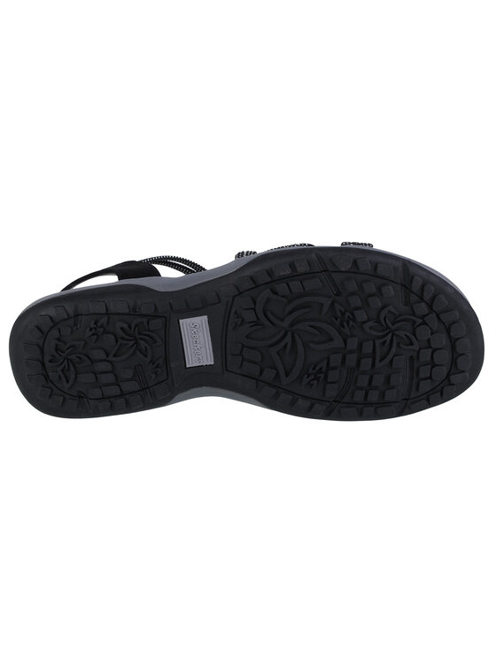 Skechers Skechers Sandali Skechers Reggae Slim - Turn It Up Nero