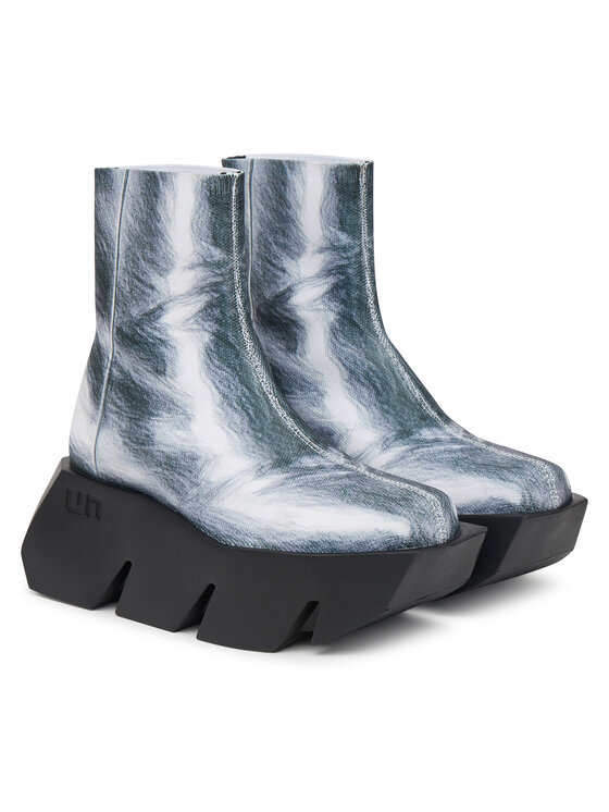 United Nude United Nude Škornji Bull Canvas LO 110231006202 Srebrna