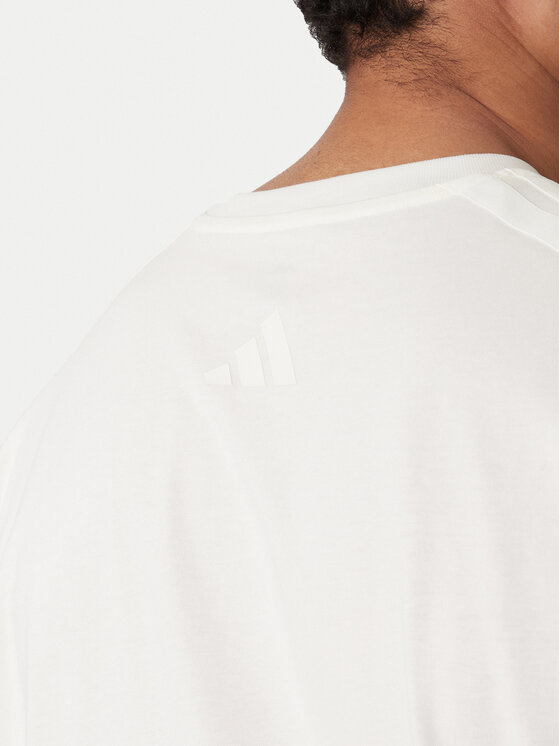 adidas adidas Póló Lux Coffee Cafe Pour Graphic KB4845 Fehér Loose Fit