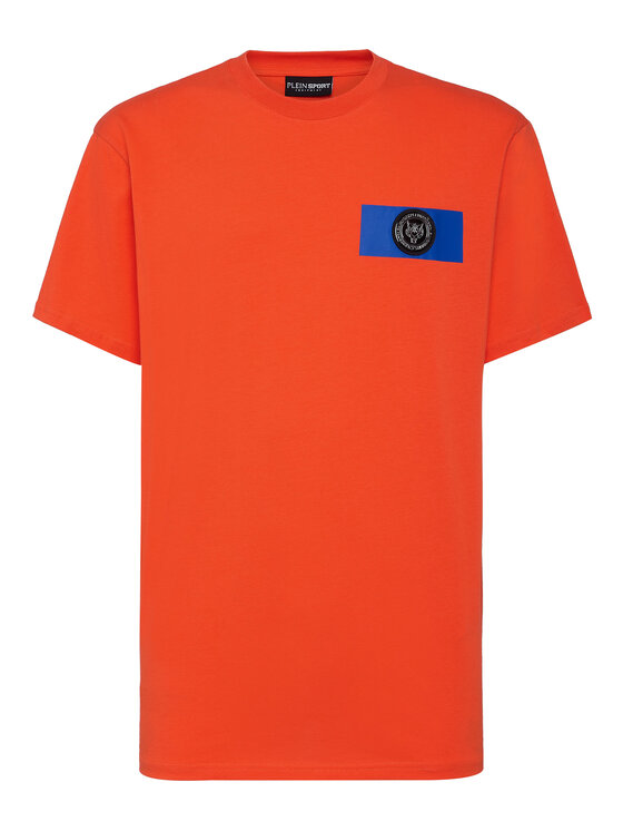 Plein Sport Plein Sport T-Shirt 3371 Pomarańczowy Regular Fit